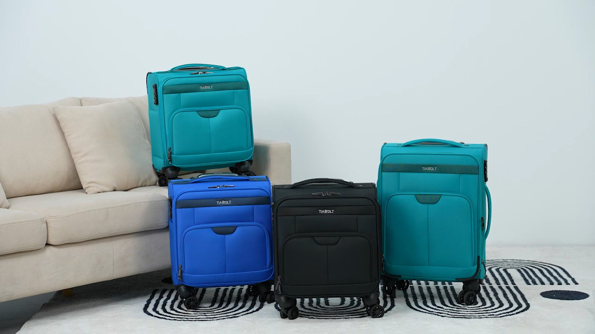 Amazon.com | TIAWOLT 16 Inch Underseat Carry on Luggage With